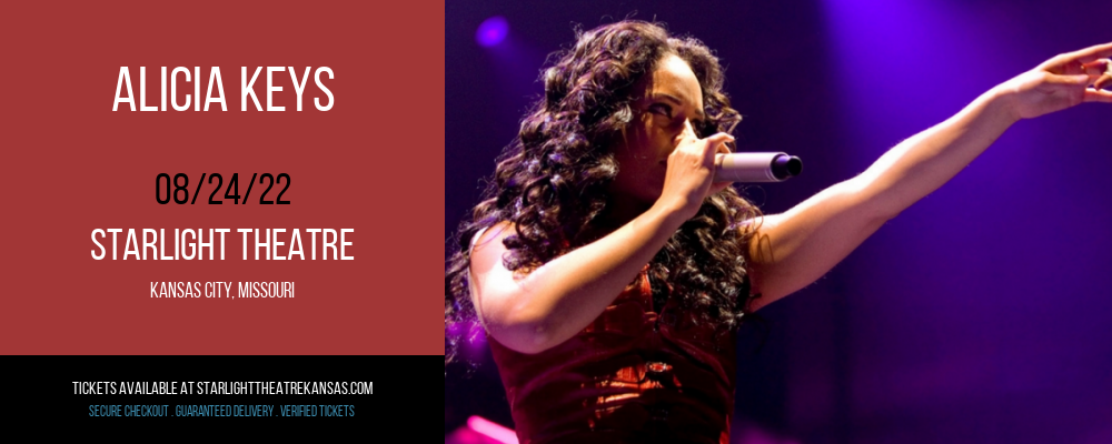 Alicia Keys at Starlight Theatre tickets Alicia Keys at Starlight Theatre