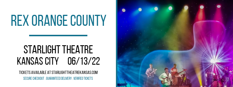 Rex Orange County at Starlight Theatre tickets Rex Orange County at Starlight Theatre
