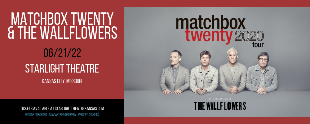 Matchbox Twenty & The Wallflowers at Starlight Theatre tickets Matchbox Twenty & The Wallflowers at Starlight Theatre