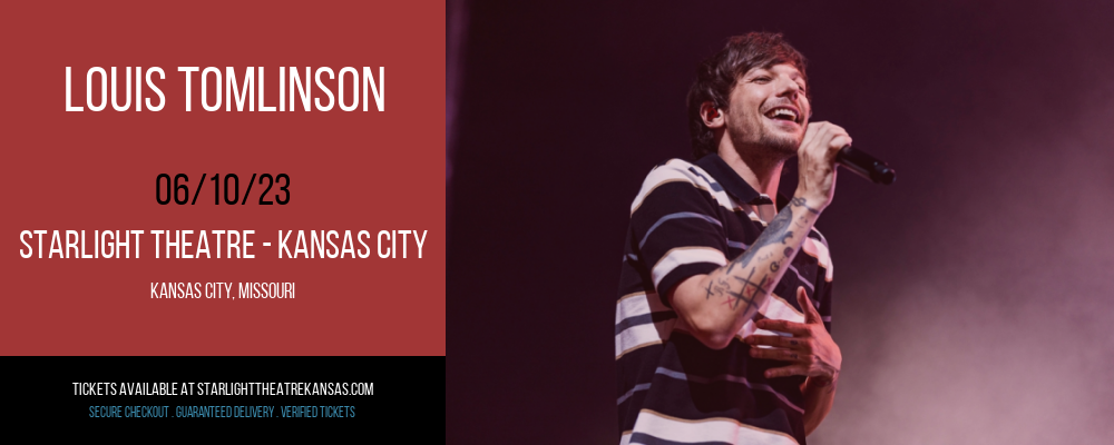 Louis Tomlinson at Starlight Theatre tickets Louis Tomlinson at Starlight Theatre